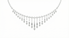 14K Gold & Diamond Choker Necklace Set KRB44101N-A