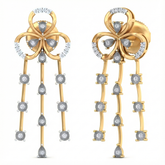 14K Gold & Diamond Women Engagement Earring KRB44122E