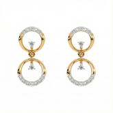 14K Gold & Diamond Women Engagement Earring KRH44048E