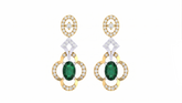 Gold & Diamond Women Gemstone Earring KRC60130E