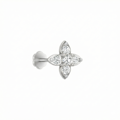 18K Gold & Diamond Stud Nose Pin NP-104