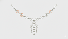 14K Gold & Diamond Dailywear Necklace Set KRB44113N-A