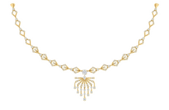 14K Gold & Diamond Dailywear Necklace Set KRB44111N-A