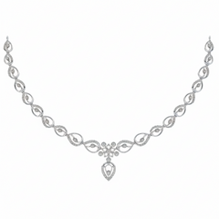 14K Gold & Diamond Dailywear Necklace Set KRH44036N
