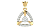 Elegant Gold & Diamond Partywear Pendant Set KRC40728