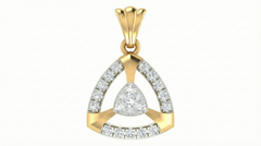 18K Gold & Diamond Partywear Pendant Set KRA40016P