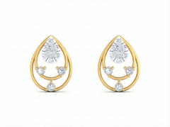 18K Gold & Diamond Women Stud Earring KRK40191E