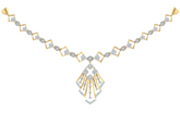 14K Gold & Diamond Dailywear Necklace Set KRB44103N