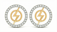 18K Gold & Diamond Women Stud Earring KRA40032E