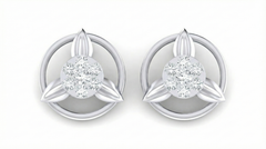 18K Gold & Diamond Women Stud Earring KRA40143E