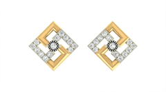 18K Gold & Diamond Women Engagement Earring KRA40011E