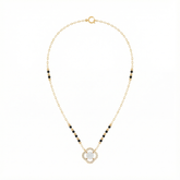 18K Gold & Diamond Beaded Mangalsutra For Women KRE90102