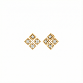 18K Gold & Diamond Women Earring KER-40