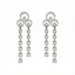 Gold & Diamond Women Dangler Earring KRC60161E
