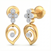 14K Gold & Diamond Women Dangler Earring KRB44057E-A