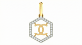 18K Gold & Diamond Pendant Set KRA40033P