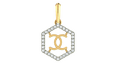 Gold & Diamond Pendant Set KRC40672