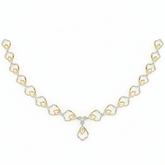14K Gold & Diamond Lightweight Necklace Set KRH44125N