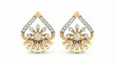 18K Gold & Diamond Women Engagement Earring KRA40169E
