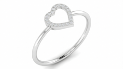 18K Gold & Diamond Dailywear Ring For Women KRA10628