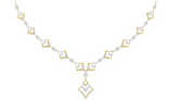 14K Gold & Diamond Dailywear Necklace Set KRI44008N