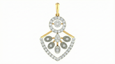 18K Gold & Diamond Partywear Pendant Set KRA40022P