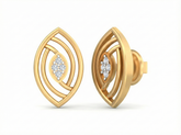 18K Gold & Diamond Women Stud Earring KSK028