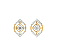 Gold & Diamond Women Stud Earring KRC40708E