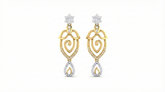 14K Gold & Diamond Women Engagement Earring KRI44024E
