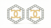18K Gold & Diamond Women Stud Earring KRA40033E