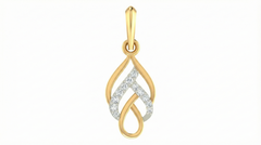 18K Gold & Diamond Dailywear PENDANT SET KRA40132P