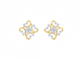 18K Gold & Diamond Women Stud Earring KRK40194E