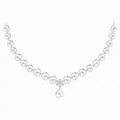 14K Gold & Diamond Dailywear Necklace Set KRB44080N