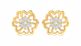 18K Gold & Diamond Women Stud Earring KRA40150E