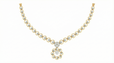 14K Gold & Diamond Lightweight NECKLACE SET KRA44177N