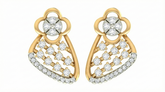 18K Gold & Diamond Women Engagement Earring KRA40172E