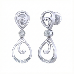 14K Gold & Diamond Women Dangler Earring KRB44059E