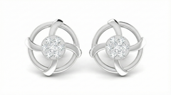 18K Gold & Diamond Women Stud Earring KRA40145E