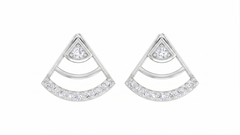 White Gold Diamond Earring | under 40k