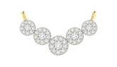 Gold & Diamond Round Mangalsutra For Women KRC50084