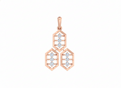 18K Gold & Diamond Partywear Pendant Set KRK40112P