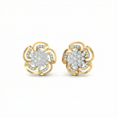 18K Gold & Diamond Engagement Earring For Women PER-226
