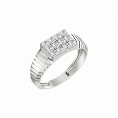 Gold & Diamond Engagement Ring For Men KRB20010