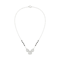 Gold & Diamond Beaded Mangalsutra For Women KRC50131