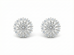 18K Gold & Diamond Women Stud Earring KRK40183E