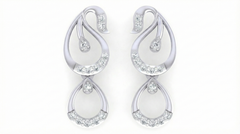 14K Gold & Diamond Women Dangler Earring KRB44077E-A