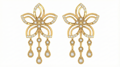 14K Gold & Diamond Women Earring KRB44099E-A