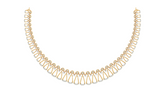 14K Gold & Diamond Choker Necklace Set KRA44178N