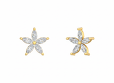 White Gold & Diamond Women Stud Earring KFK30062