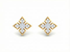 18K Gold & Diamond Women Stud Earring KRK40182E